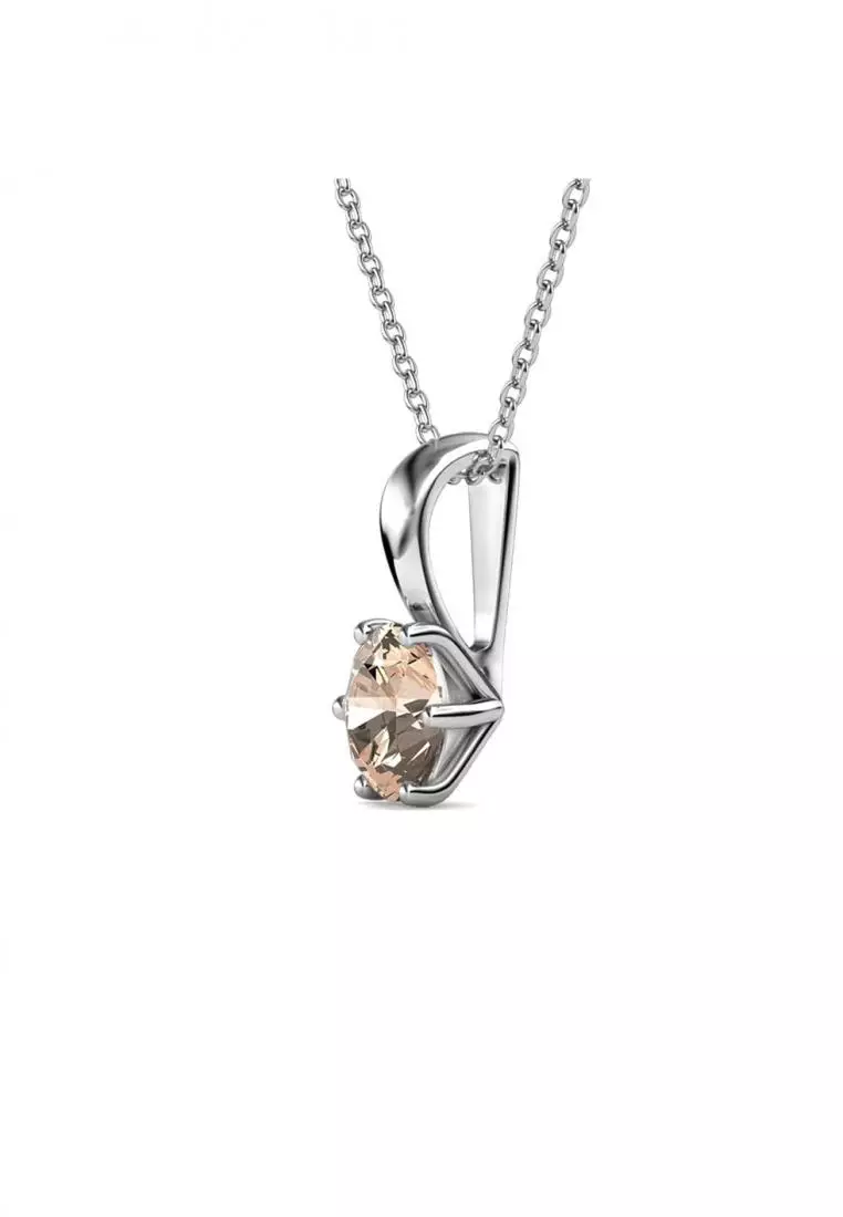 Galaxy Stone Pendant Silk WG - Kalung Crystal by Her Jewellery