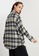 TOPSHOP green co-ord brushed check oversized shirt 02F21AA6A32A82GS_1