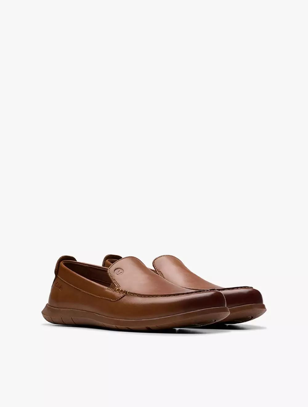 Clarks Flexway Step Tan Leather