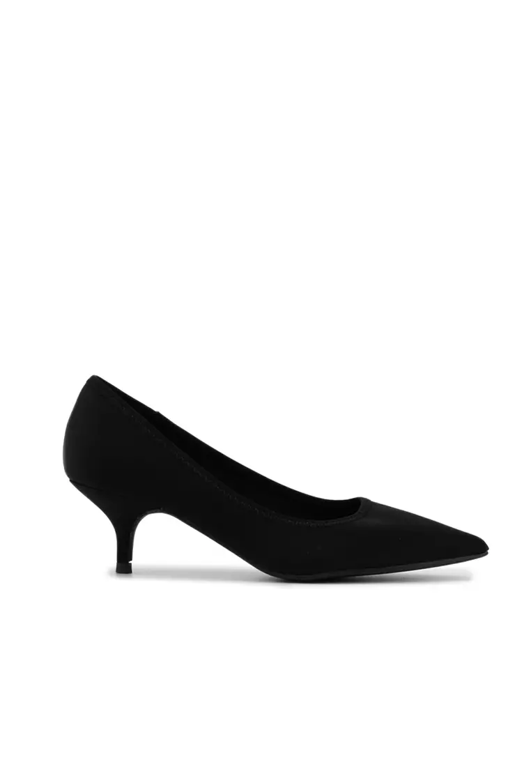 Discount on Nose  shoes - SKU: Lycra Mid Heel Pumps