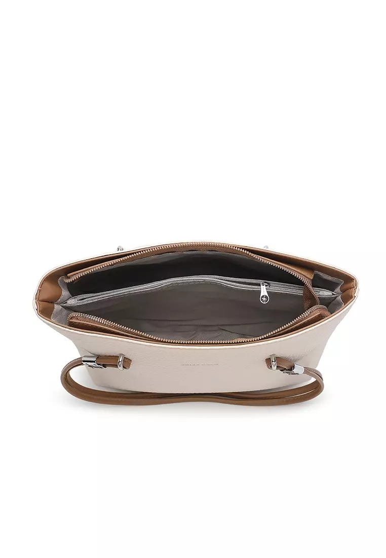 Women's Tote Bag / Shoulder Bag (Tas Jinjing Wanita / Tas Bahu Wanita) - Putih