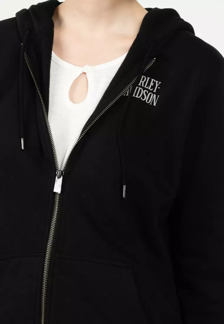 Harley-Davidson® Willie G™ Skull Full Zip Fleece Hoodie