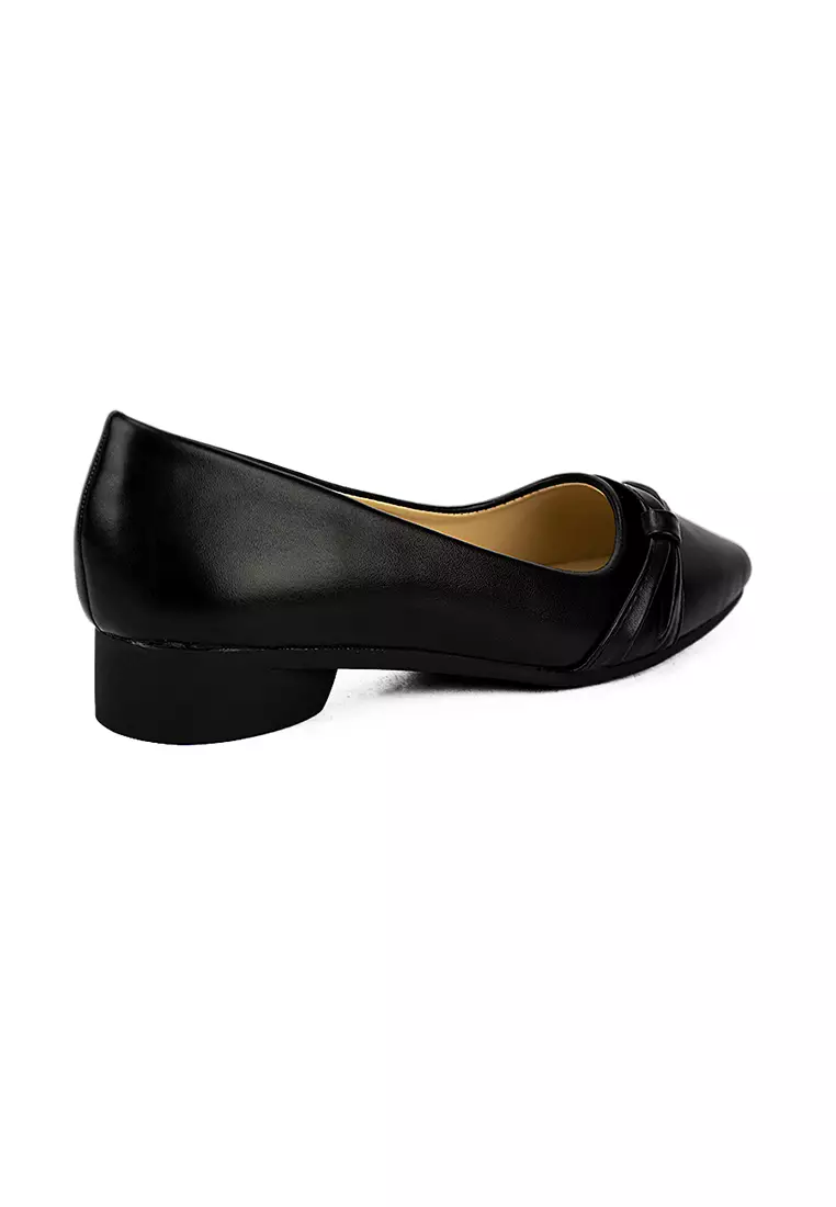 Women's College Pumps Shoes LW 23009 Black C18