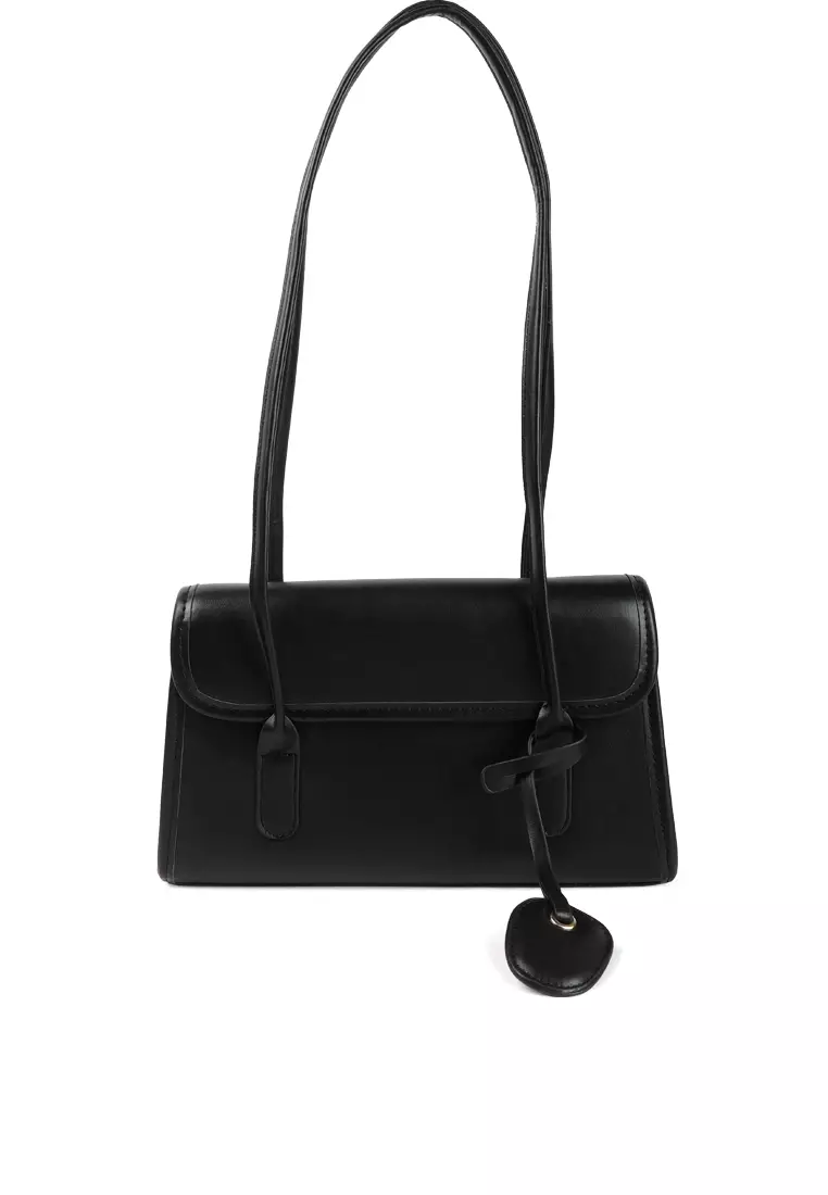 Basic Rectangular Mini Handbag in Black