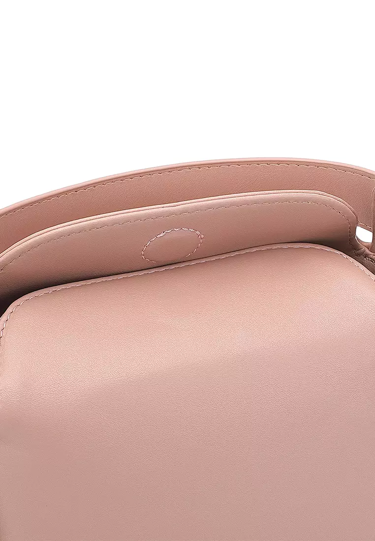 Women's Top Handle Bag / Sling Bag / Crossbody Bag (Tas Selempang / Tas Tangan) - Merah Jambu