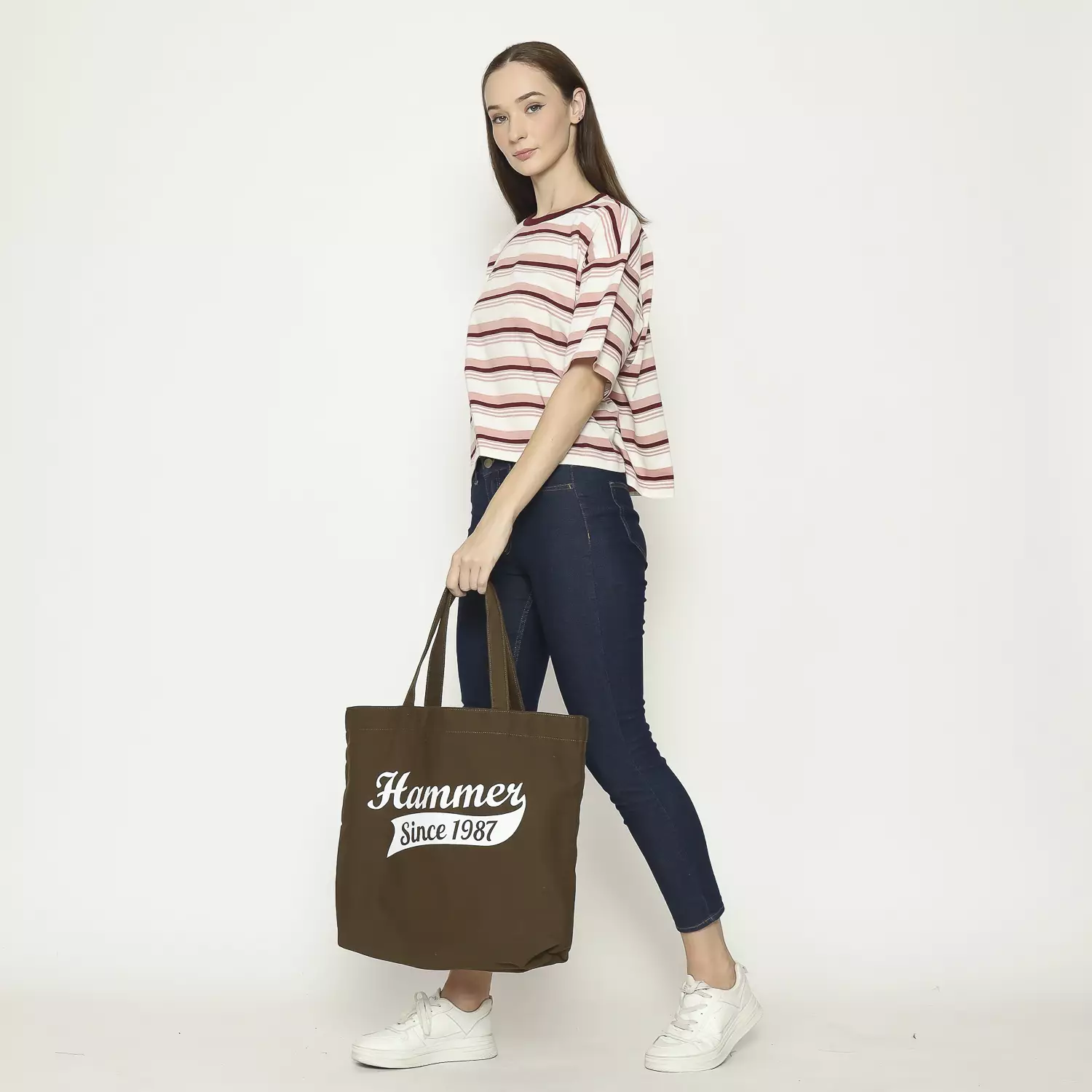 Hammer Bag Grapich JHTB002 | Tas Grapich Cream Hijau Tua