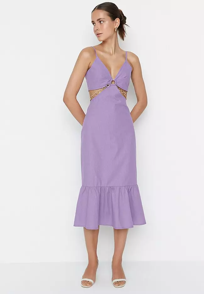 Buy Trendyol Chain Cut Out Dress 2024 Online ZALORA Singapore