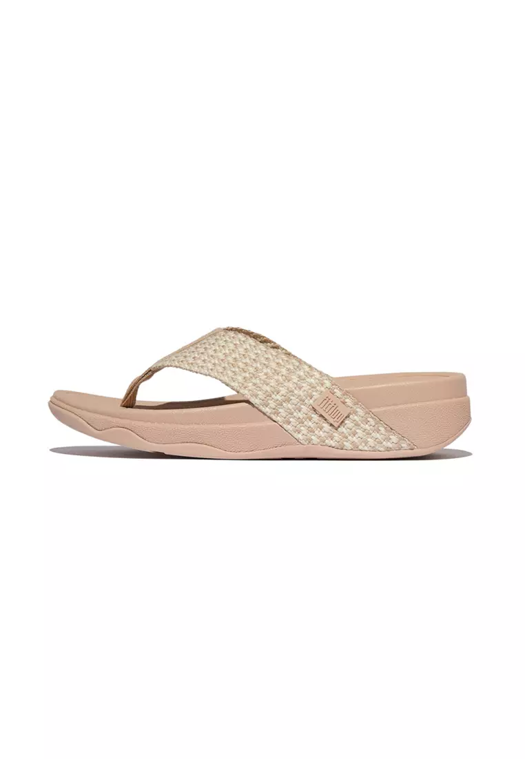 Surfa Multi-tone Webbing Toe-post Sandals