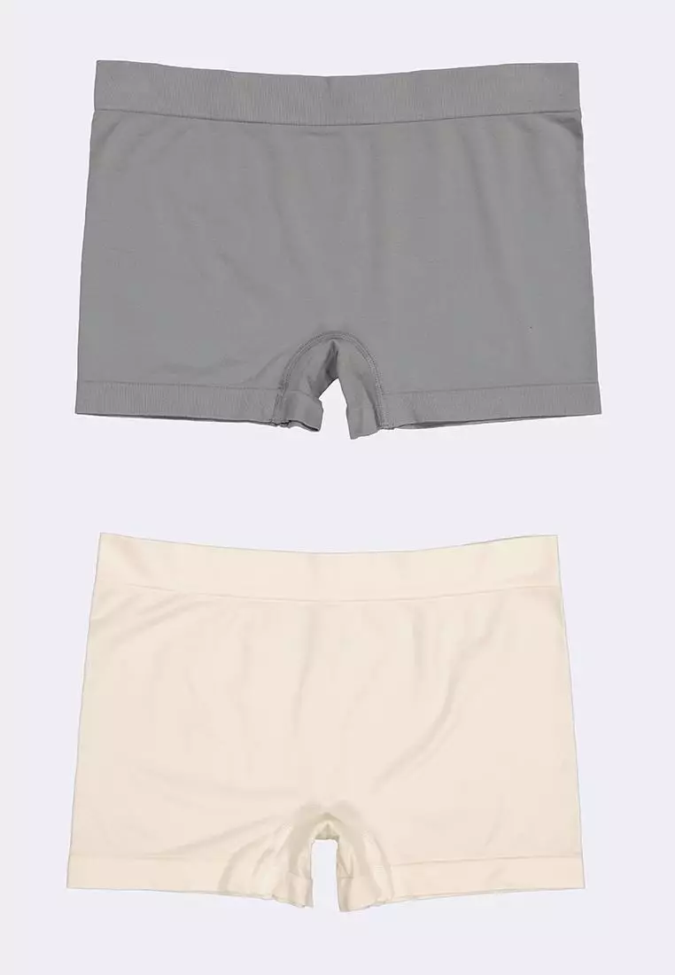 Women's 2-in-1 Pack Seamless Boy Shorts