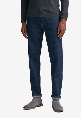 Buy Burton Menswear London Blue Raw Jeans With Organic Cotton Online On Zalora Singapore