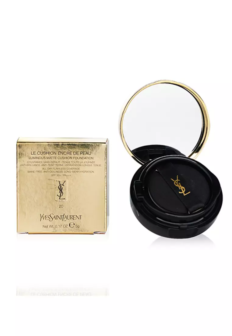 Discount on Yves Saint Laurent  shoes - SKU: Yves Saint Laurent - Le Cushion Encre De Peau Luminous Matte Cushion Foundation Spf50 - # 20 (Mini S
