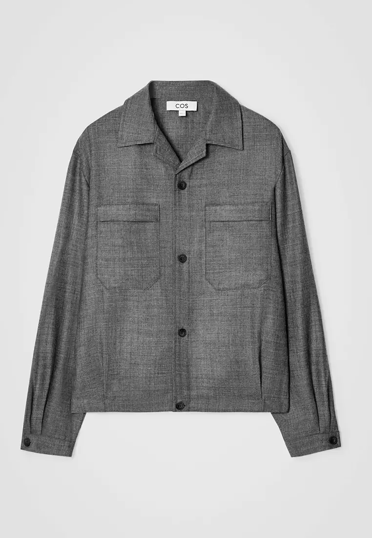 Wool-Flannel Overshirt