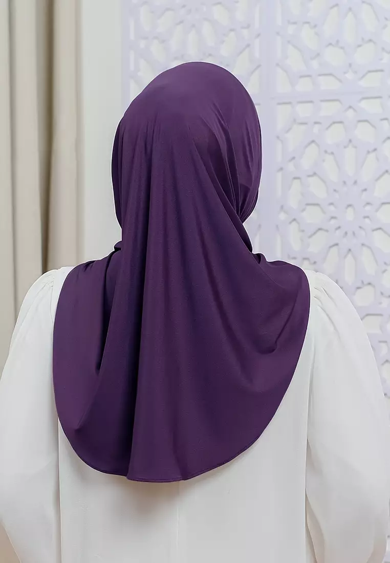 HIJAB INSTAN LUNA - PLUM