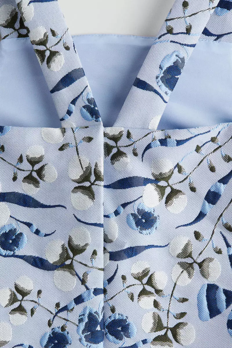 Jacquard-weave dress