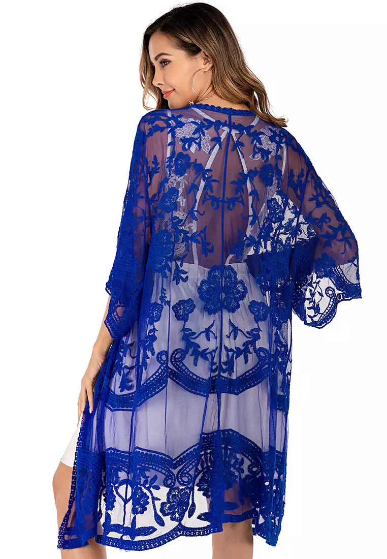 Buy LYCKA LTH4100-European Style Beach Robe-Blue 2025 Online | ZALORA