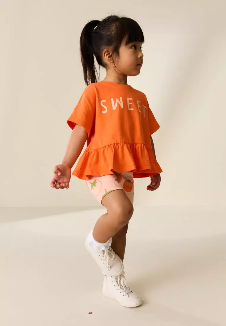 Short Sleeve Top and Shorts Set