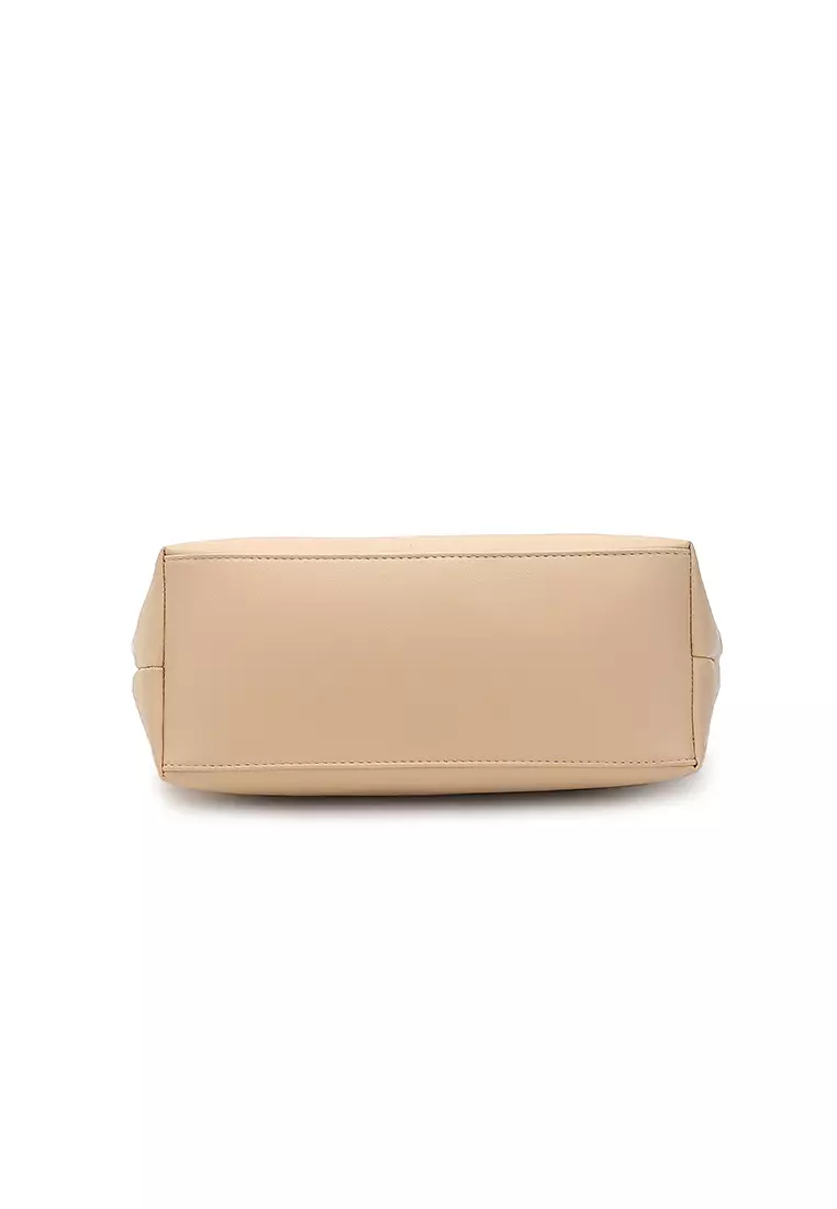 Women's Tote Bag / Shoulder Bag / Top Handle Bag - Apricot