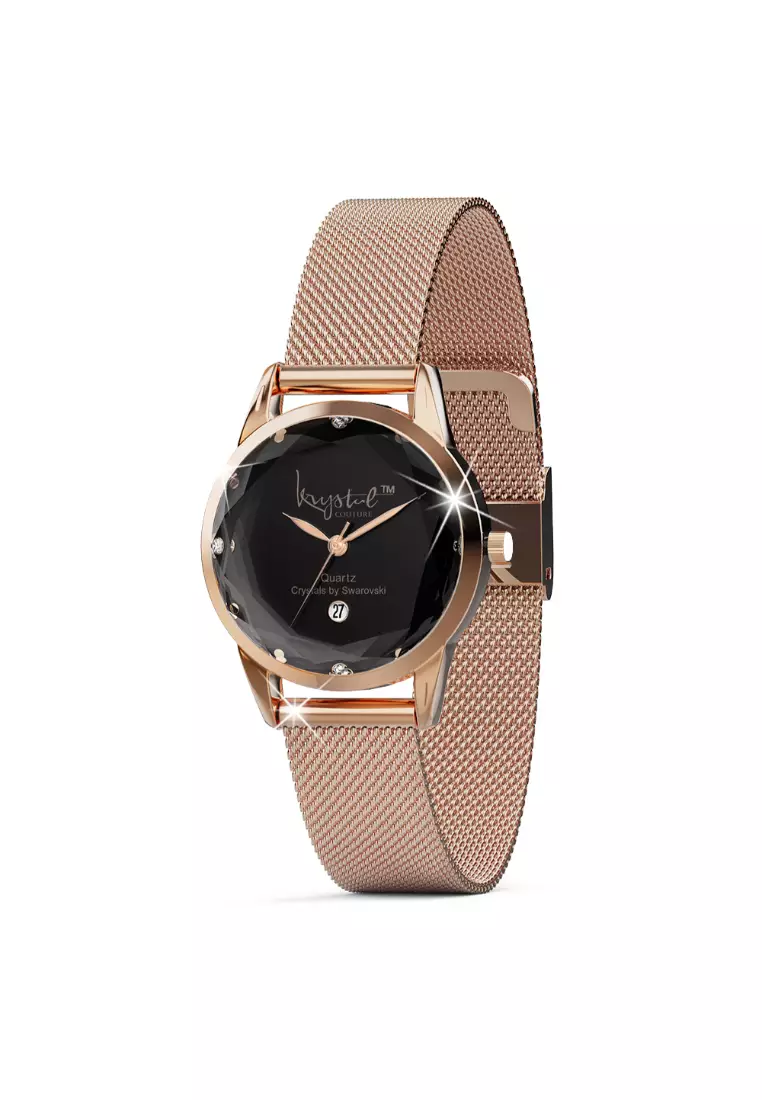 Gold and discount black watches