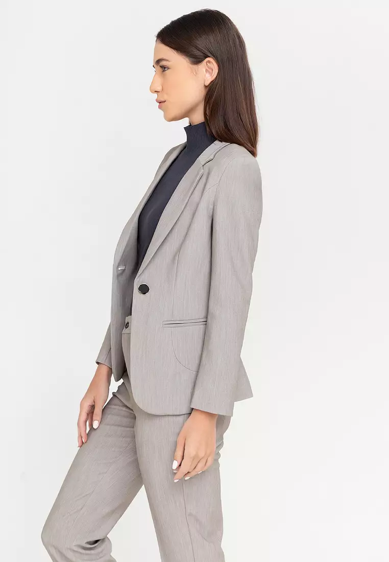 Buy Well Suited Fitted Suit Jacket 2023 Online ZALORA Philippines