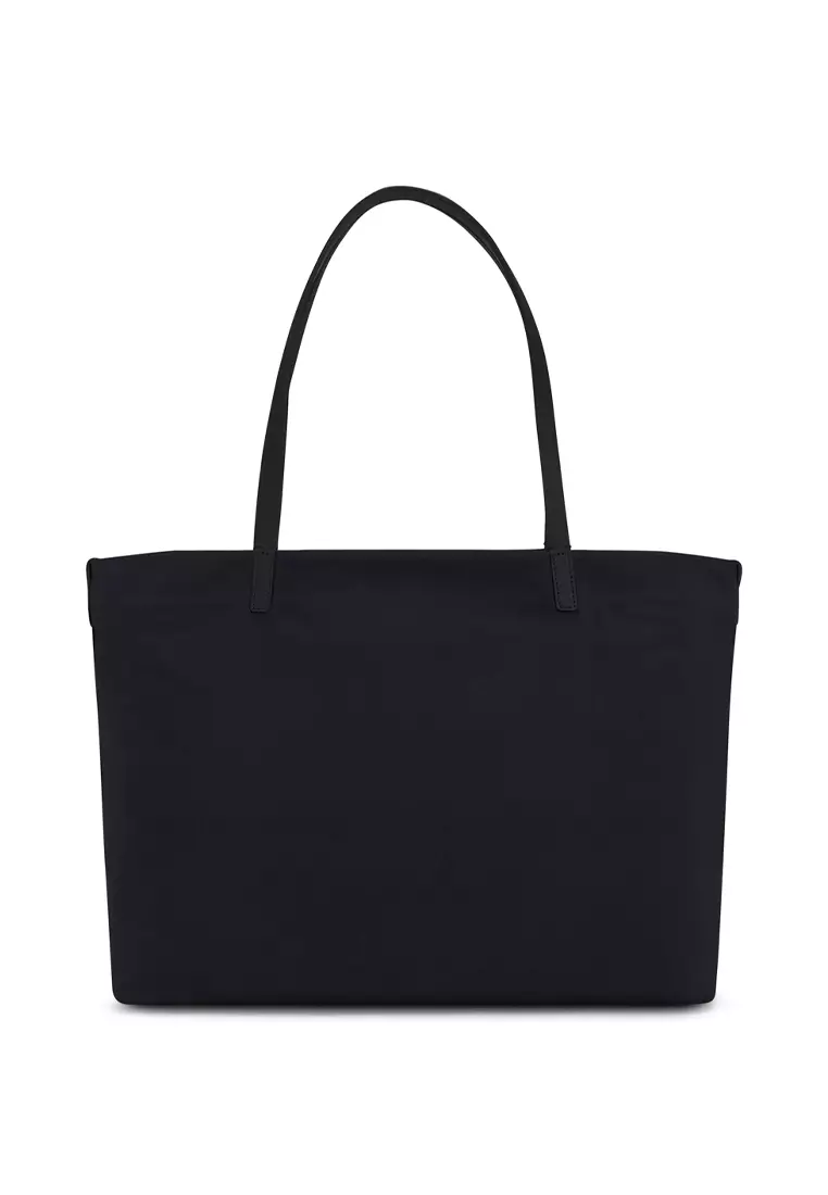 LOJEL Semo Tote Bag 18L Black + LOJEL Iloj Strap Leather Grey