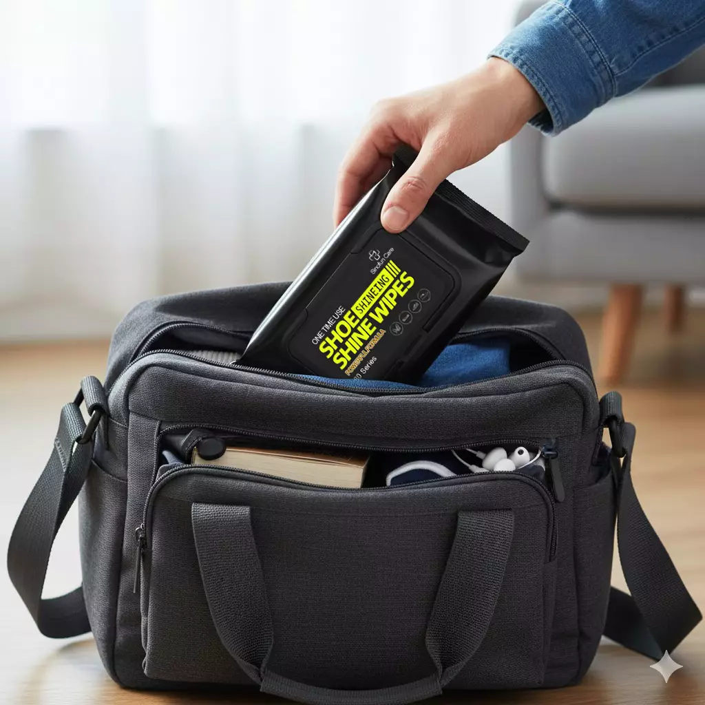 Wakakids Tisu Basah Pembersih Sepatu Praktis Portable Shoes Cleaner Wipes Isi 80 Lembar Venhs