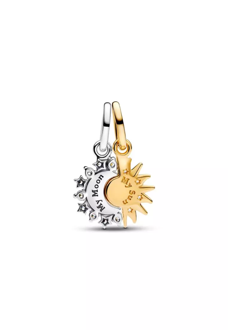 Splittable Sun & Moon Dangle Charm