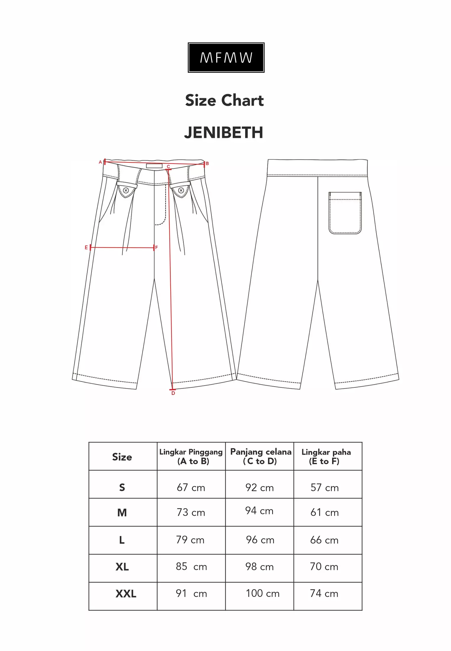 MFMW Jenibeth Celana Panjang Kulot Navy Motif Salur