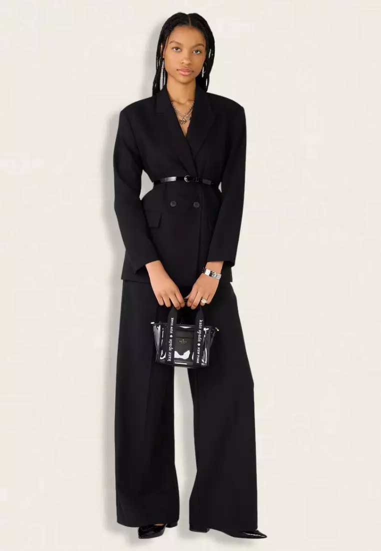 Kate Spade Kip Clear Mini Tote Black