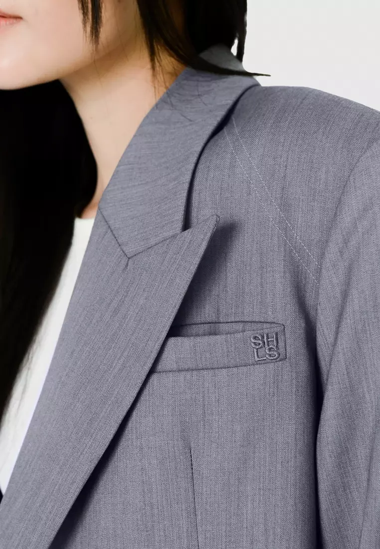 Oversized Blazer in Grey