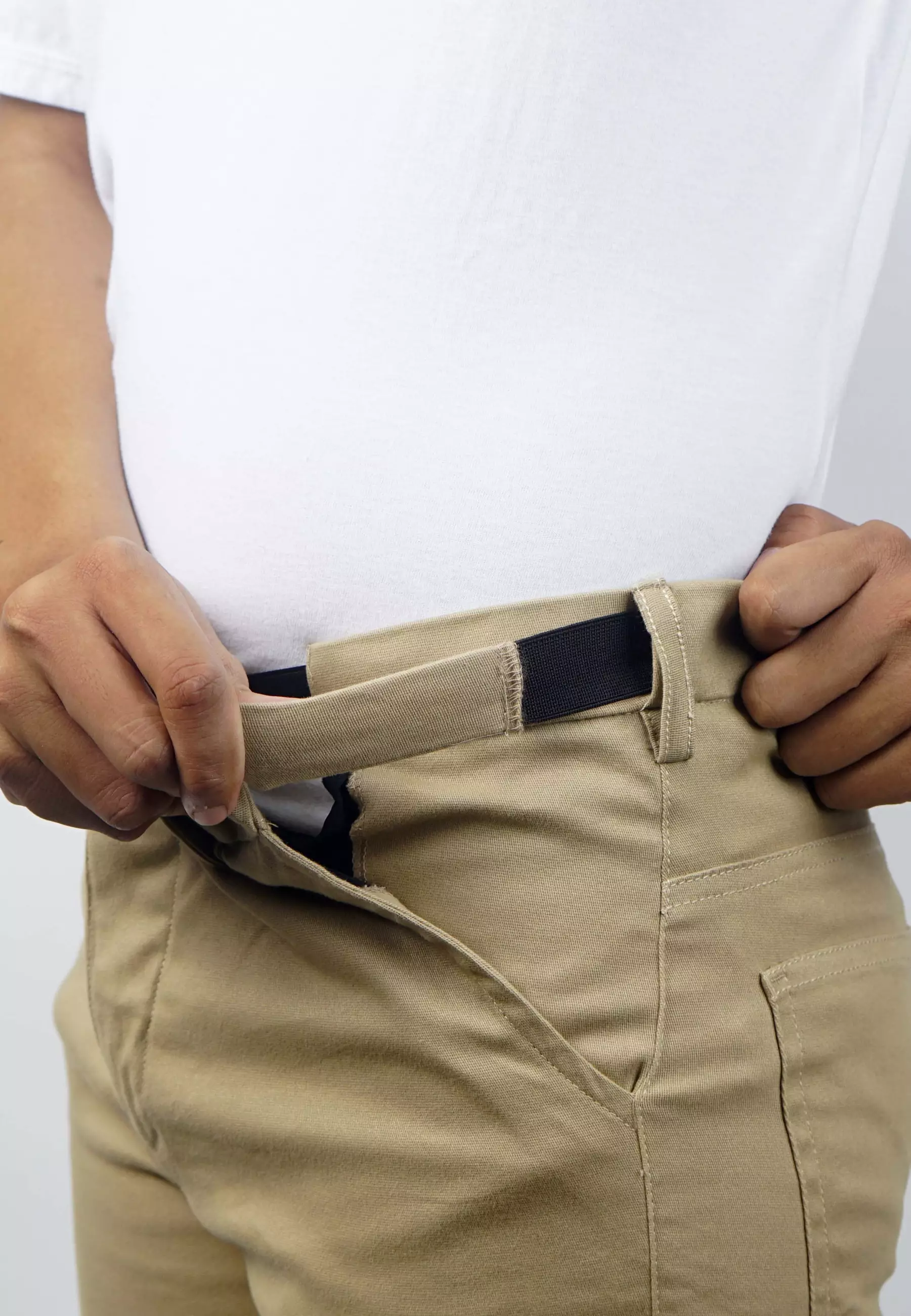 Houseofcuff Celana Panjang Chino Abu Abu Slim Fit Stretch Expandable