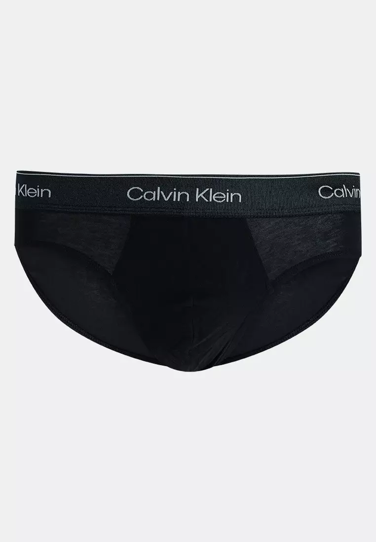 Icon Cotton Stretch Metallic 3-Pack Hip Briefs
