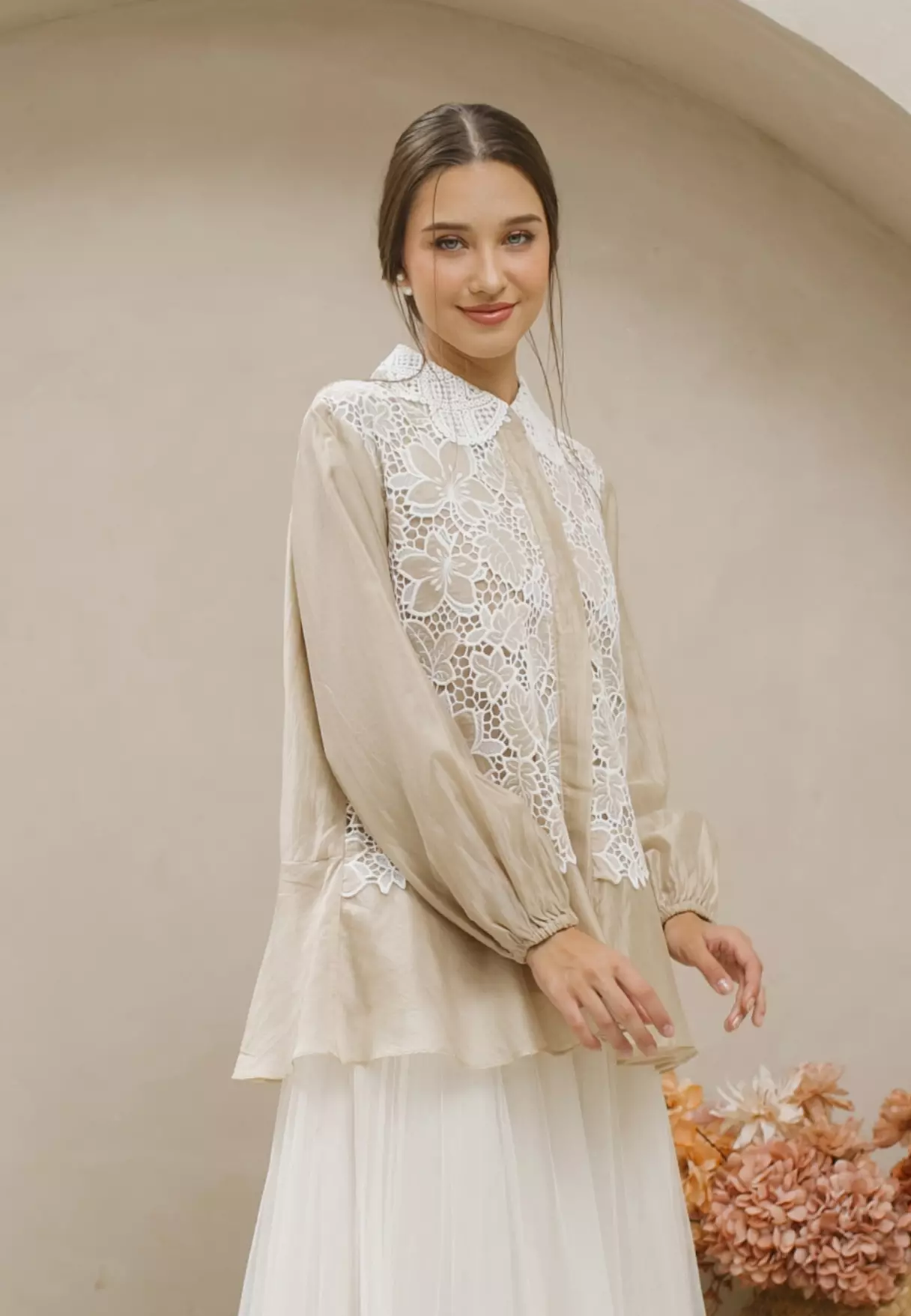 Emilie Blouse - Almond