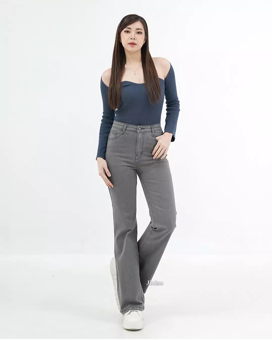 Highwaist Stretch Cutbray Pocket Jeans 711 HANGOUT