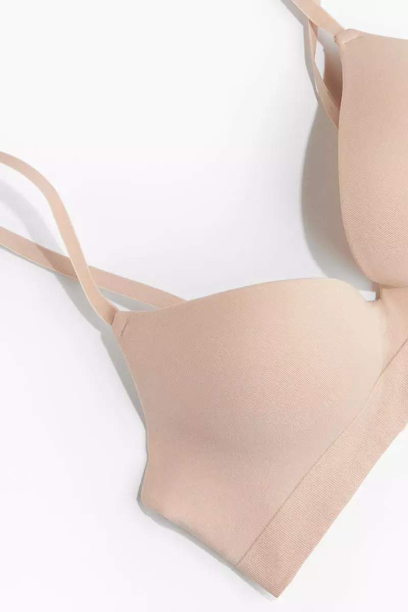 Seamless super push-up bra