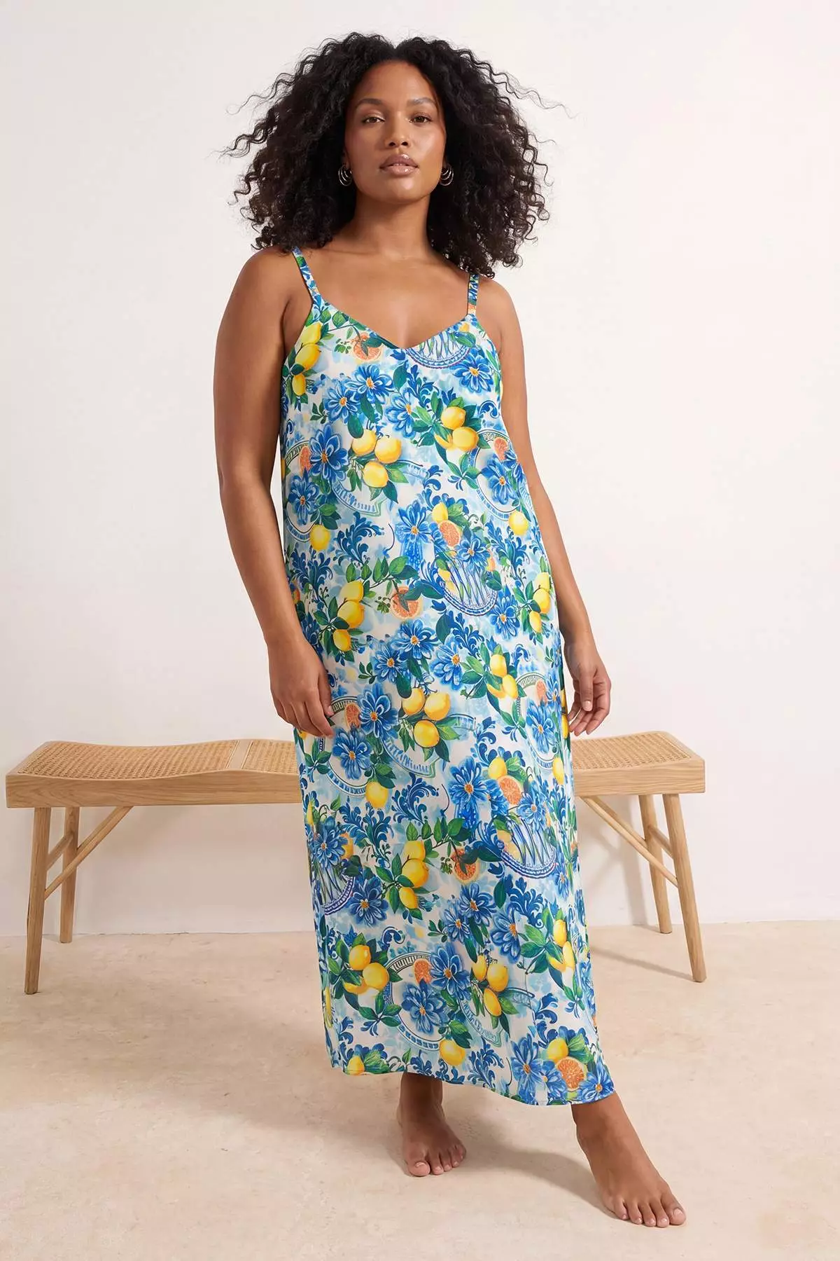 Beachwear Multi-Colored Beachwear Large Size Dress Tbbss26Ah00106