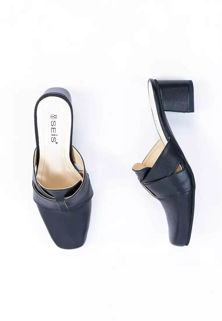 SEIS Savero Sandal Mules Wanita Heels 5 cm