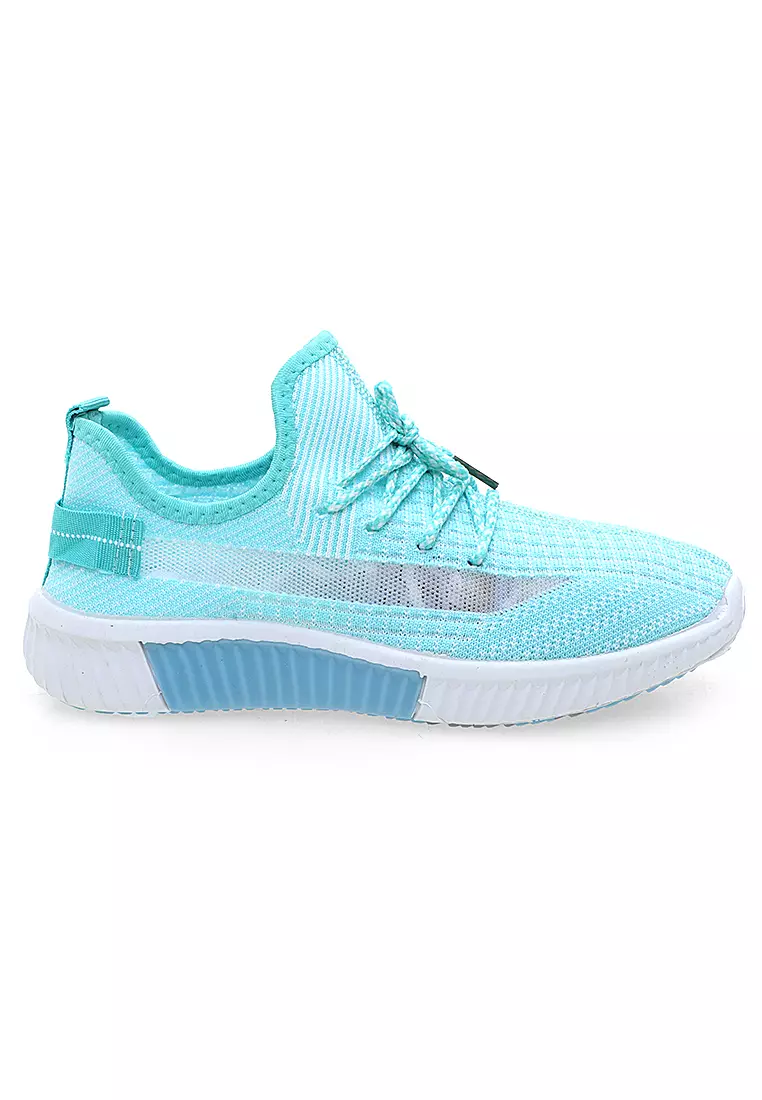 Sneakers Wanita Running Shoes Dual Tone Color Fashion Women Premium Quality - Biru