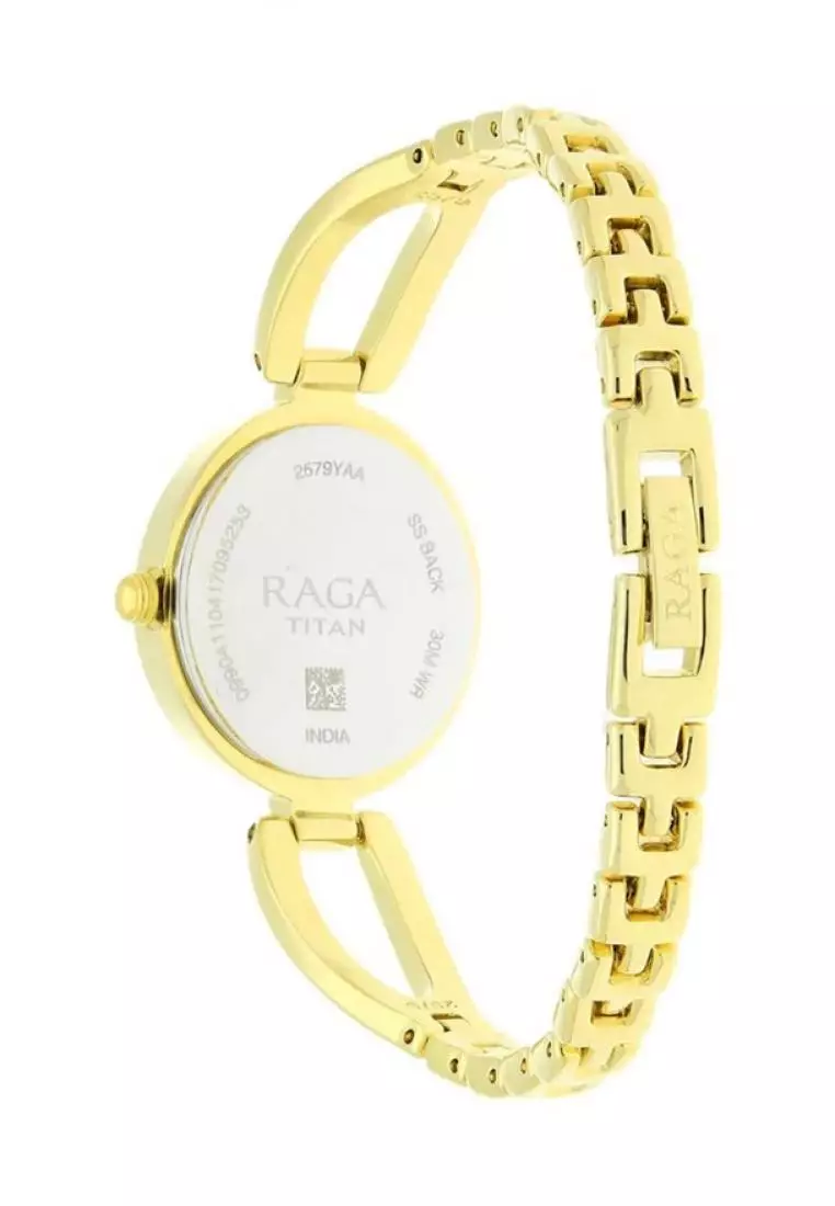 (BUY1TAKE1) Titan Raga Gold Stainless Steel Watch For Women TTN2579YM01 TTN1647YM01FREE
