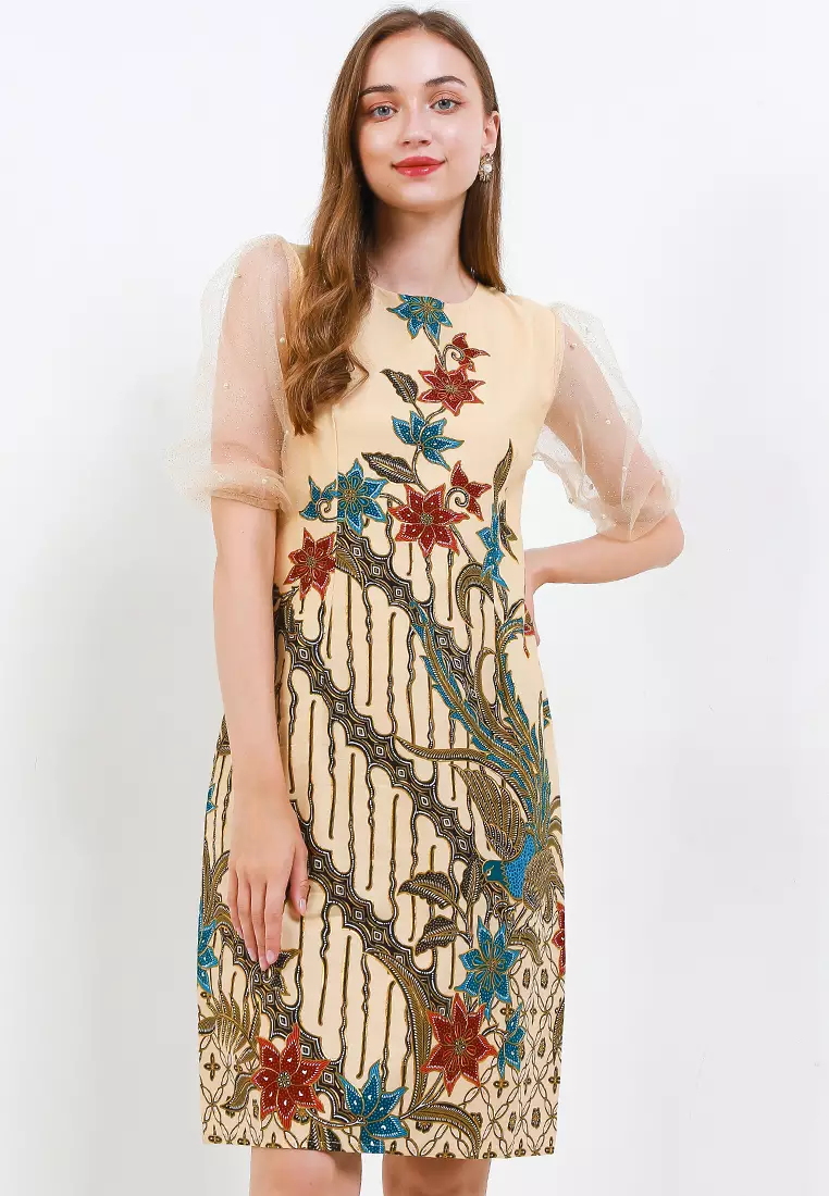 Beli dress new arrivals batik modern