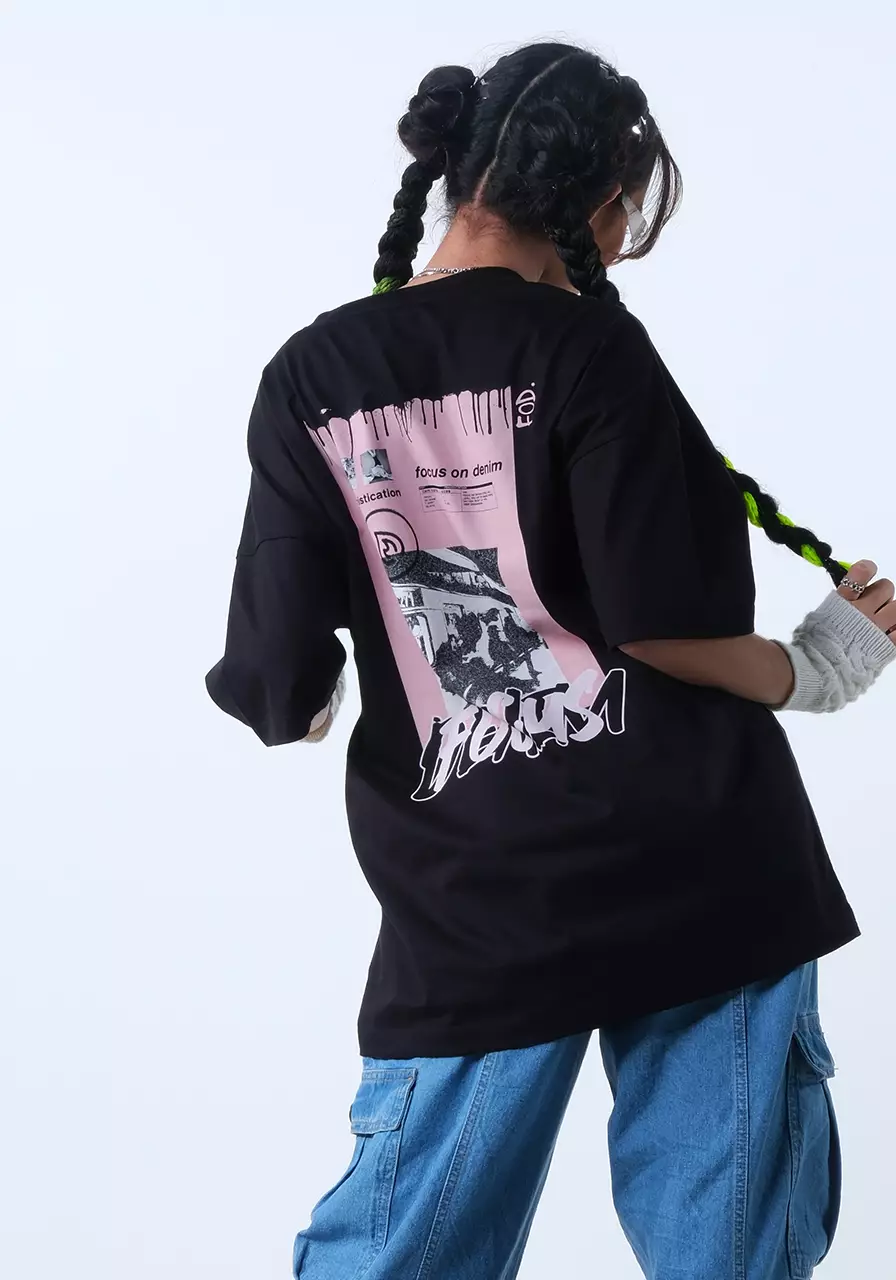 Kaos Unisex Hawt Black