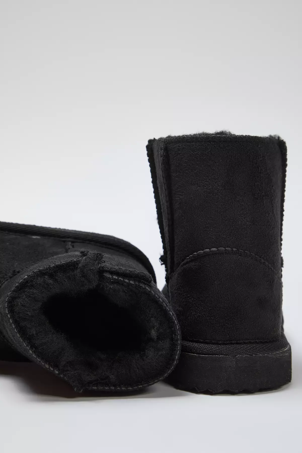 Black Flat Sole Big/Small Girls' Kids Boots Takaw25Bo00066