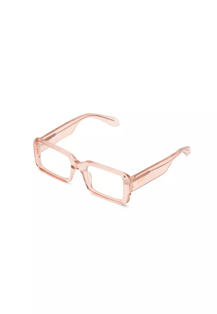 Yada Yada Blue Light Glasses - Champagne/Clear