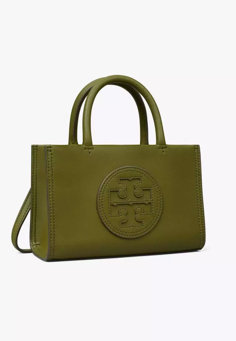Tory Burch Mini Ella Bio Tote Olive Green