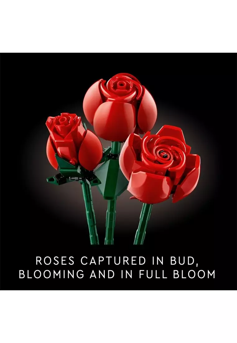 LEGO® Icons 10328 Bouquet of Roses, Age 18+, Building Blocks, 2024 (822pcs)