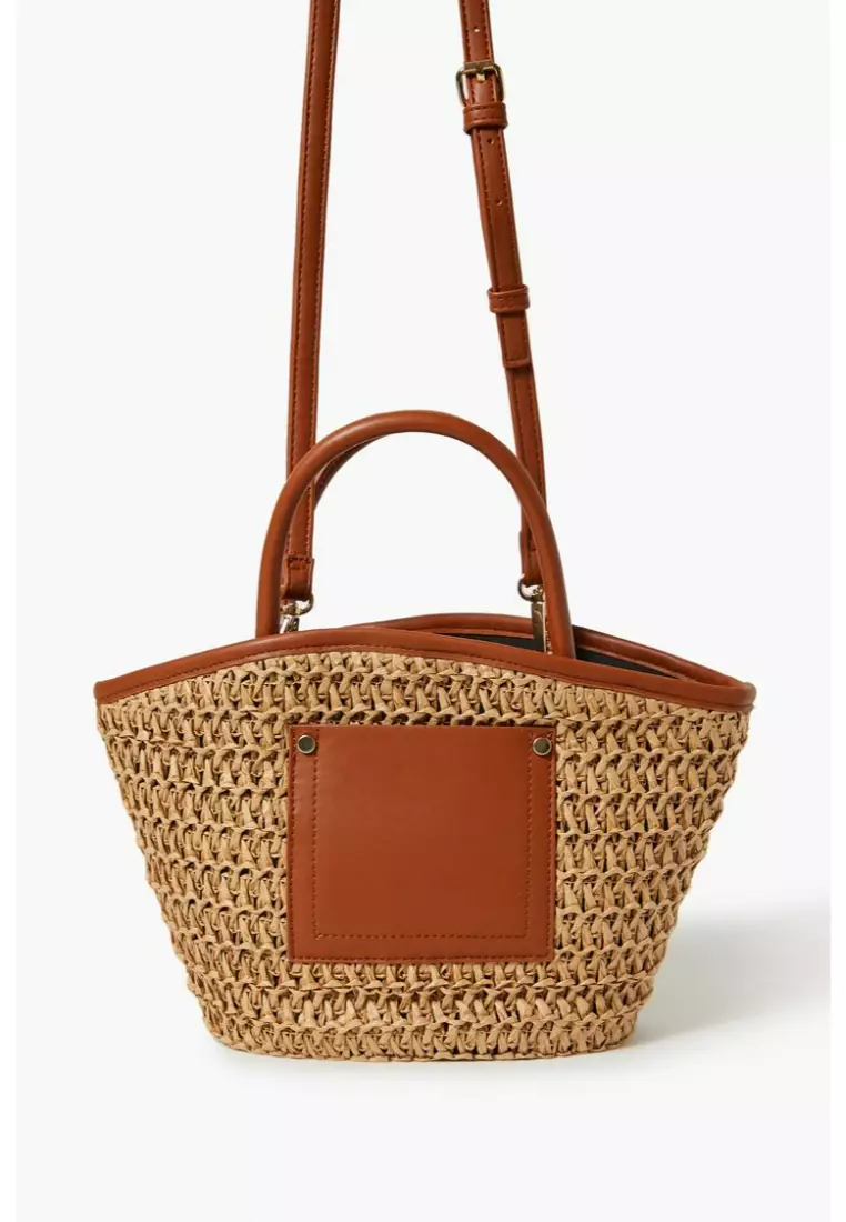Buy FOREVER 21 Paper Straw Crossbody Bag 2024 Online ZALORA Philippines