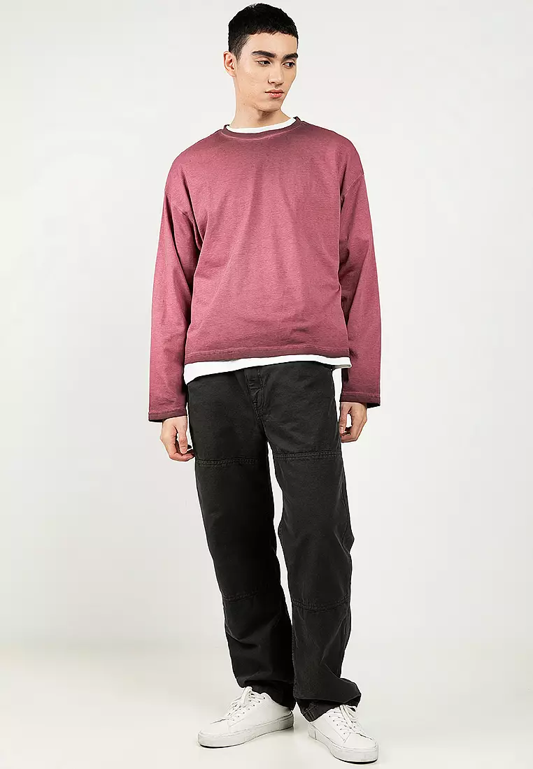 Relaxed Fit Y2K Long Sleeve Tee