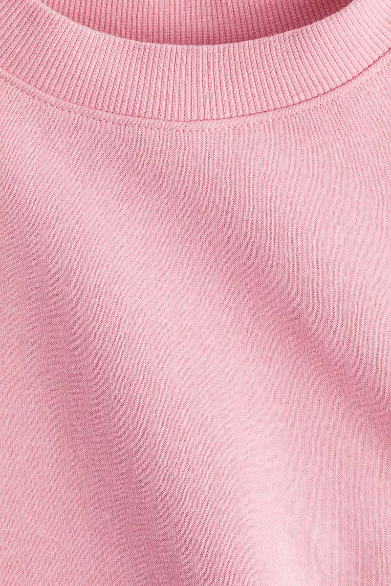 Oversized brushed-inside sweatshirt