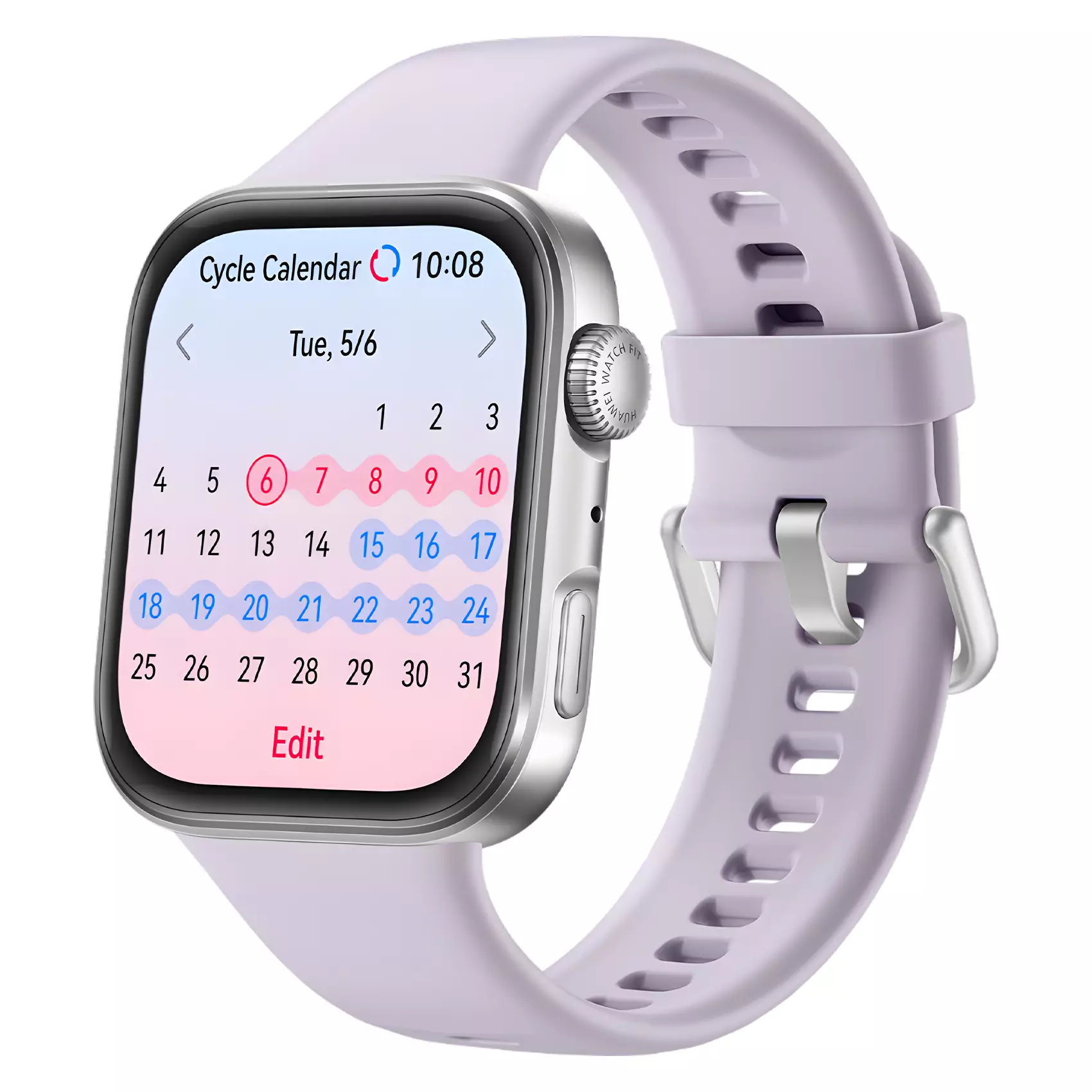 HUAWEI WATCH FIT 4 Series | Stylish Design | GPS | 10-Day Battery Life* | Sports Tracking | Health Management - Purple