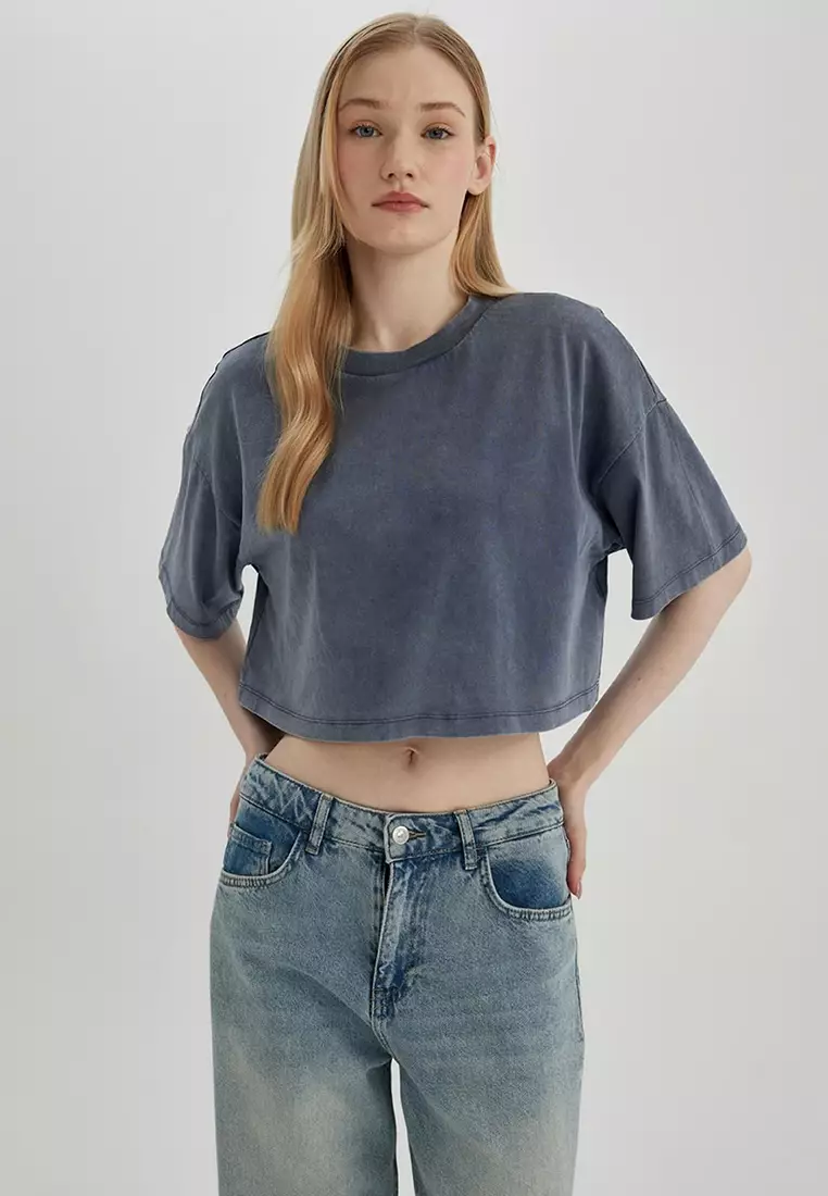 Oversized Crop T-Shirt