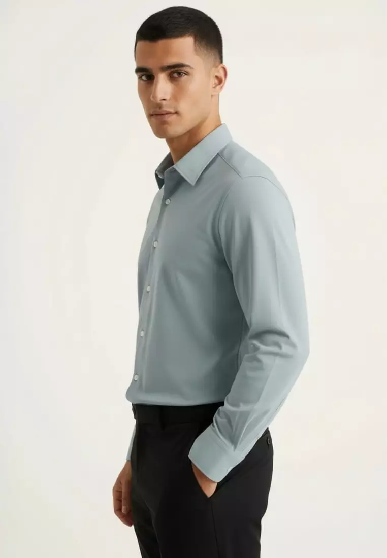 G2000 Non-Iron Dry Fine Twill Smart Fit Long Sleeve Shirt